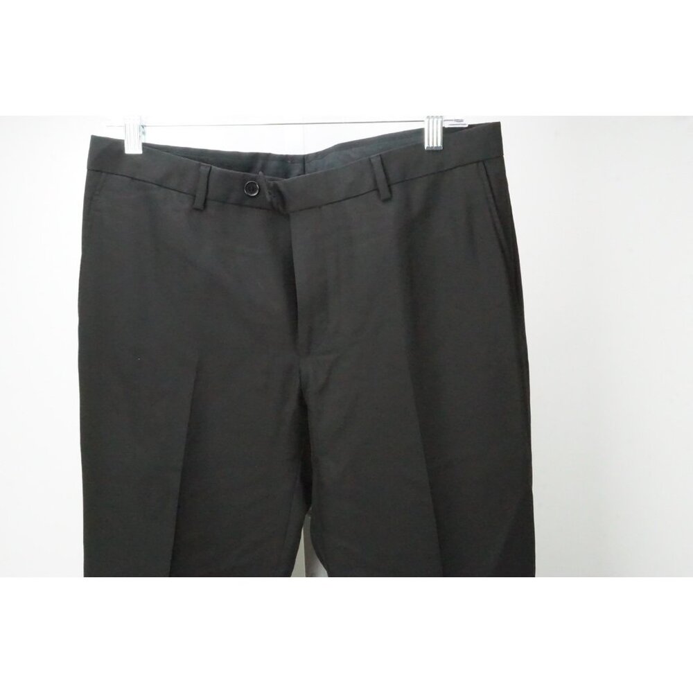 Moschino Black Wool Blend Mens Dress Pants Trousers Sz 48 EU NEW